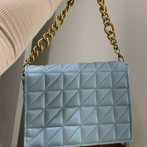 Zara quilted bag with chain